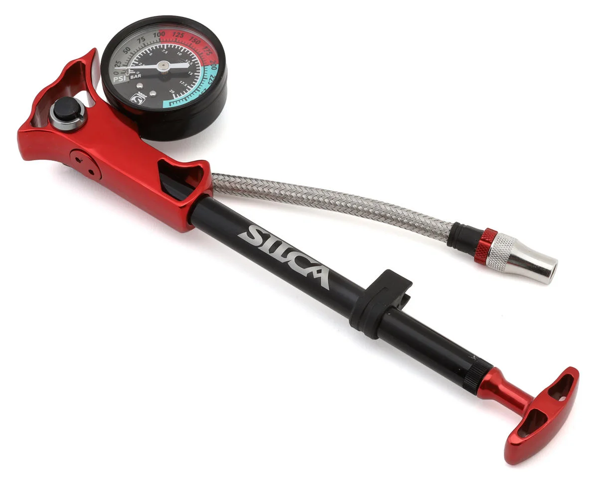 Silca Ultimate Shock Pump (Red/Black)